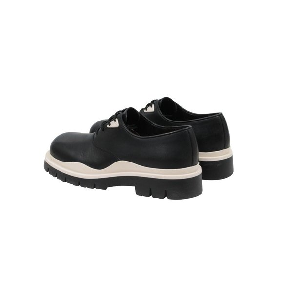 Bottega Veneta Mens Tire Chunky Derby Size 42 US 9 Black White Leather Lace Up main image 8
